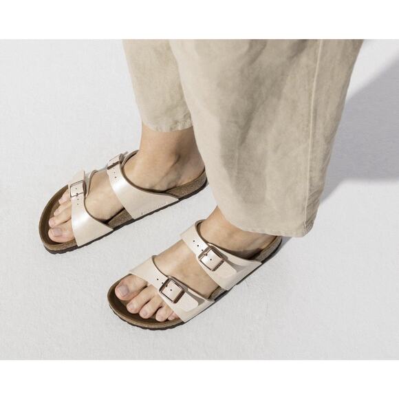 BIRKENSTOCK SYDNEY BIRKO FLOR Size 40 Sandals Graceful Pearl White Nordstrom